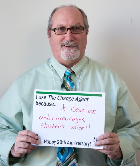 I use The Change Agent  because it develops and encourages student voice!
